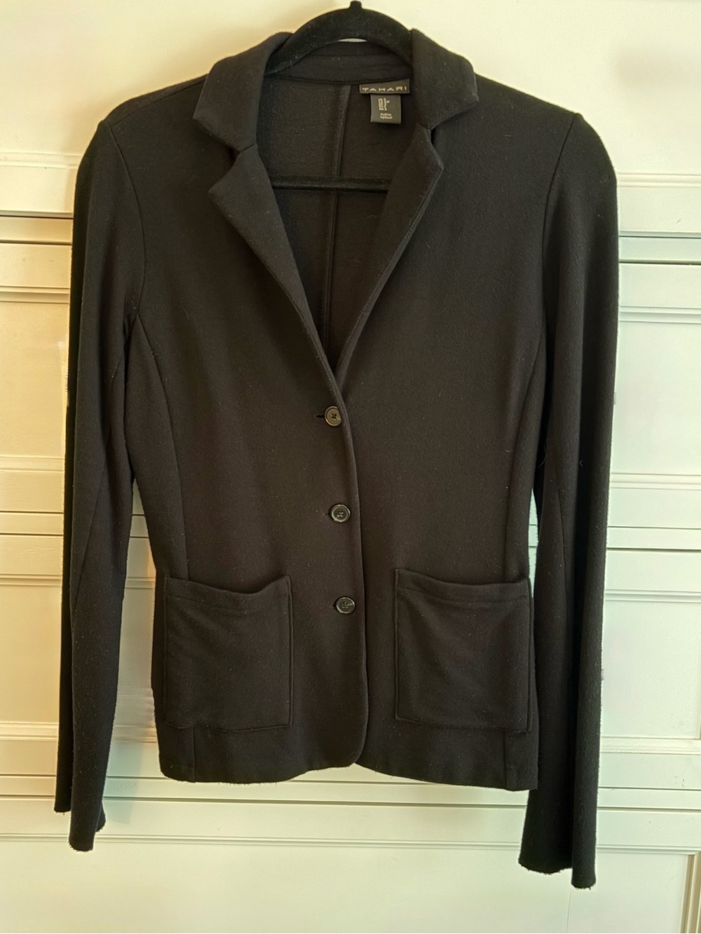 Tahari Classic Black Women's Blazer Jacket - S